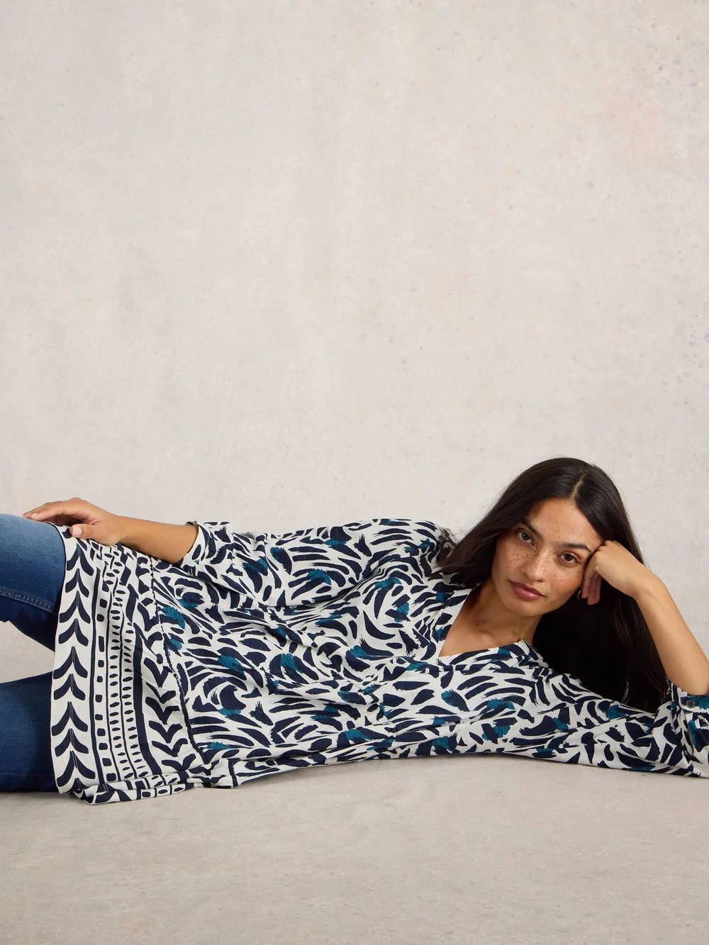 Tunique Marta - Blue Pr - 52 Image 1