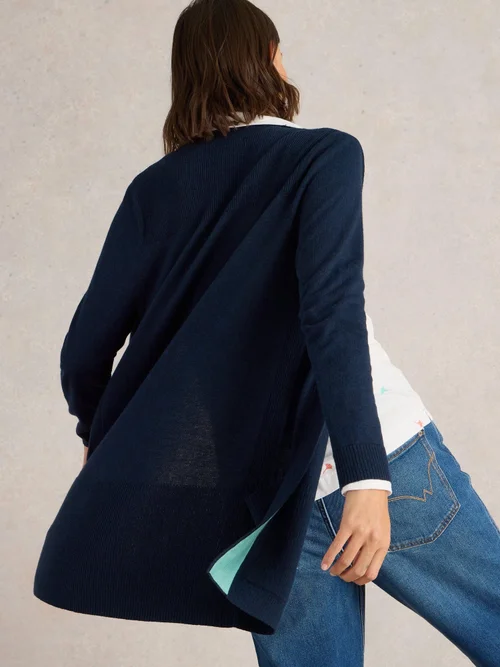 CARDIGAN LONG TANYA - Fr Navy - 52 Image 4