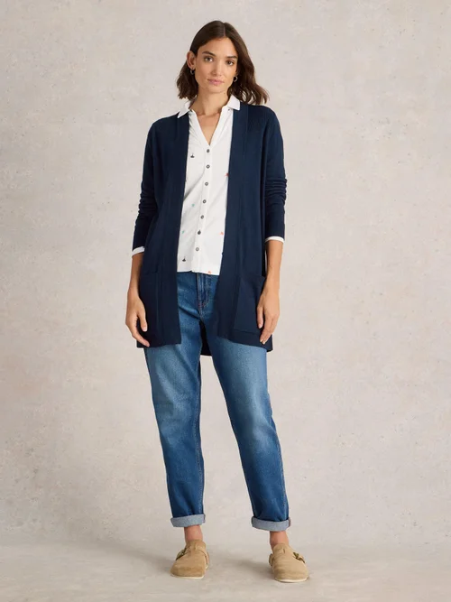 CARDIGAN LONG TANYA - Fr Navy - 52 Image 2