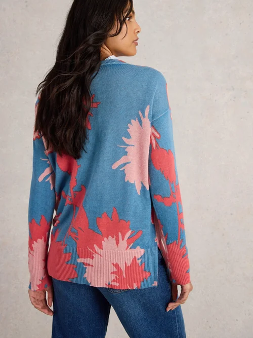 Pull Floral Olive - Blue Pr - 52 Image 4