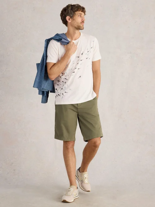 T-shirt graphique poisson nageur - White Pr - XXL Image 2