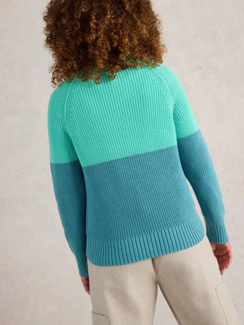 PULL EN COTON BAILEY - Blue Mlt - 52 Image 4