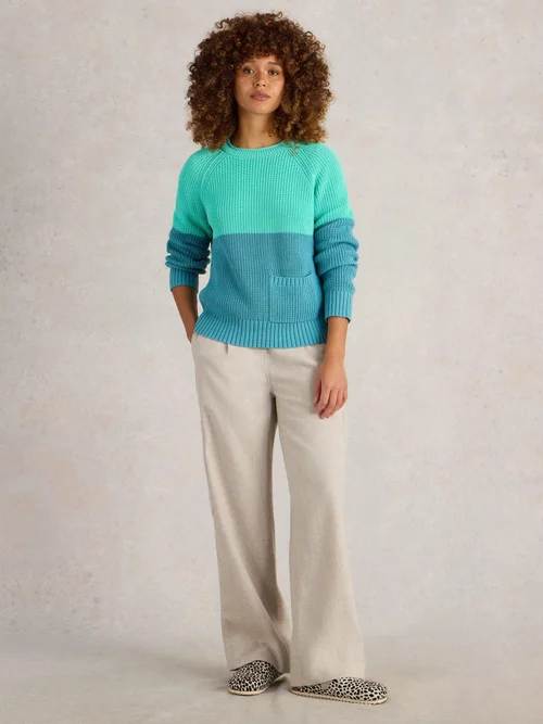 PULL EN COTON BAILEY - Blue Mlt - 52 Image 2