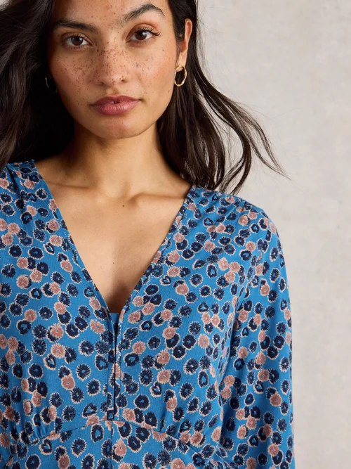 Robe en jersey Megan - Blue Mlt - 52/R Image 3