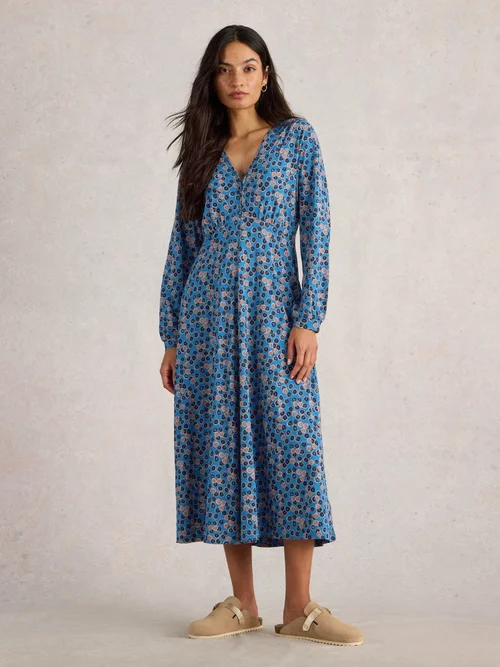 Robe en jersey Megan - Blue Mlt - 52/R Image 2