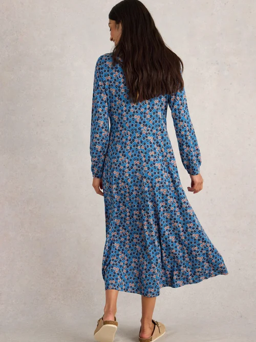 Robe en jersey Megan - Blue Mlt - 52/R Image 4