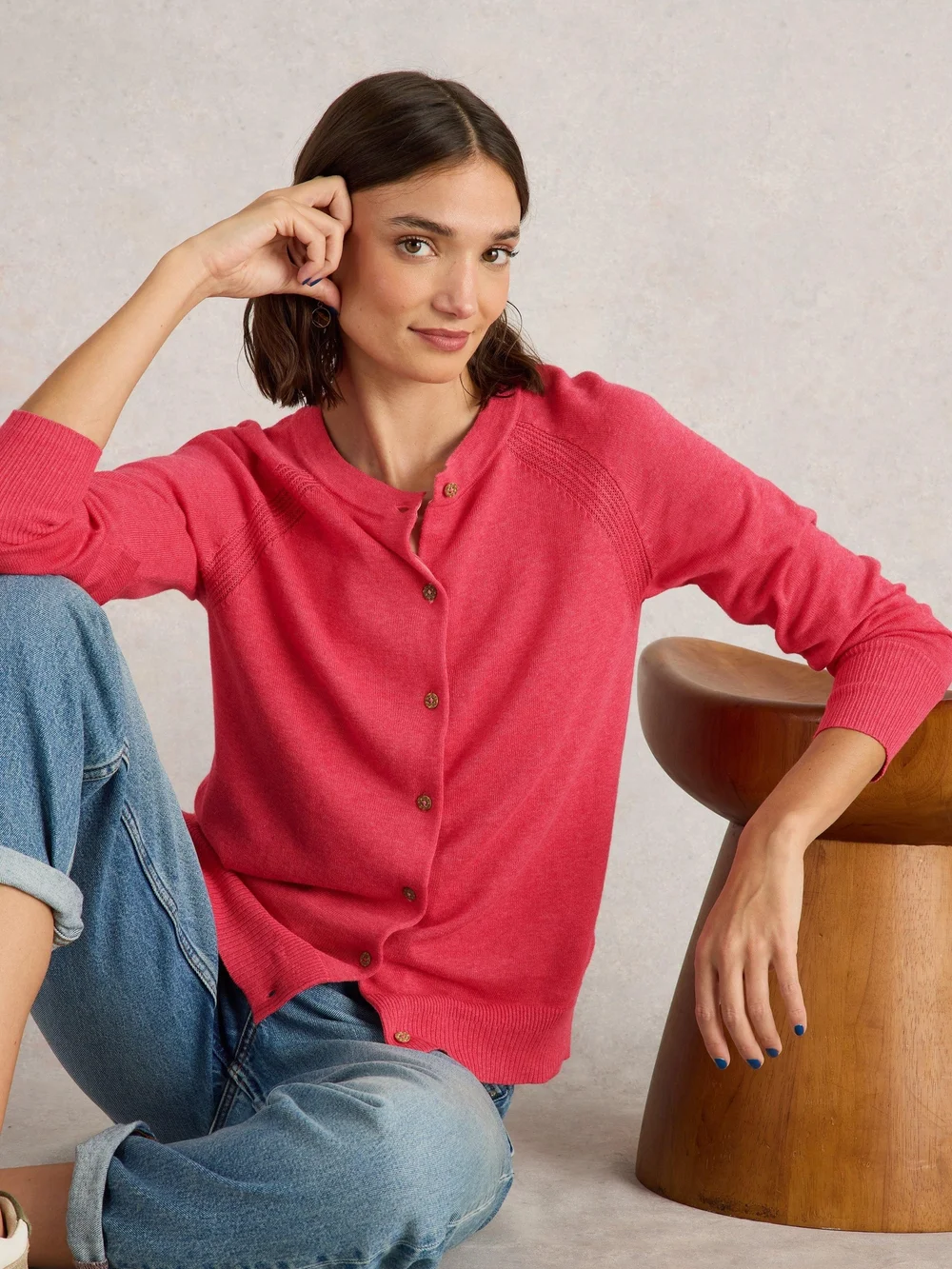 Cardigan Lulu - Mid Pink - 52 Image 1