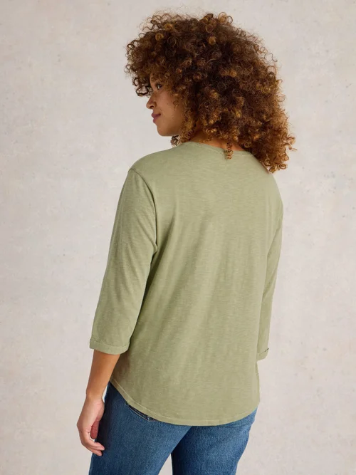 Langarmshirt Beth mit 3/4-Ärmeln - Dus Green - 48 Image 4