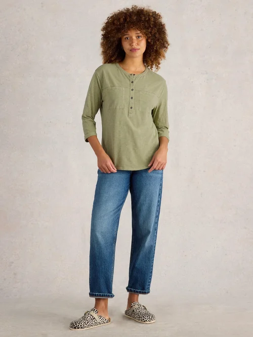 Langarmshirt Beth mit 3/4-Ärmeln - Dus Green - 48 Image 2