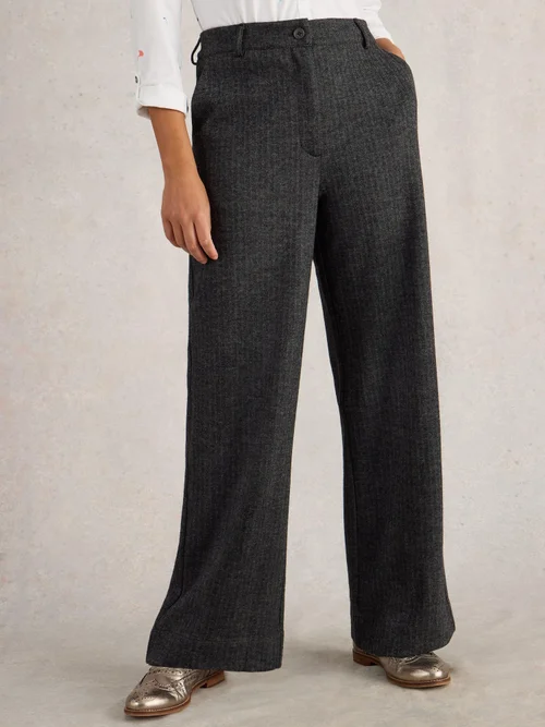 Pantalon large Belle Tweedy - Blk Mlt - 52/R Image 3