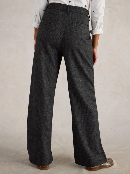 Pantalon large Belle Tweedy - Blk Mlt - 52/R Image 4