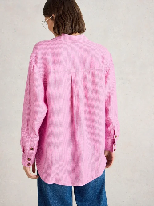 Chemise Lydia en lin - Pink Mlt - 52 Image 4