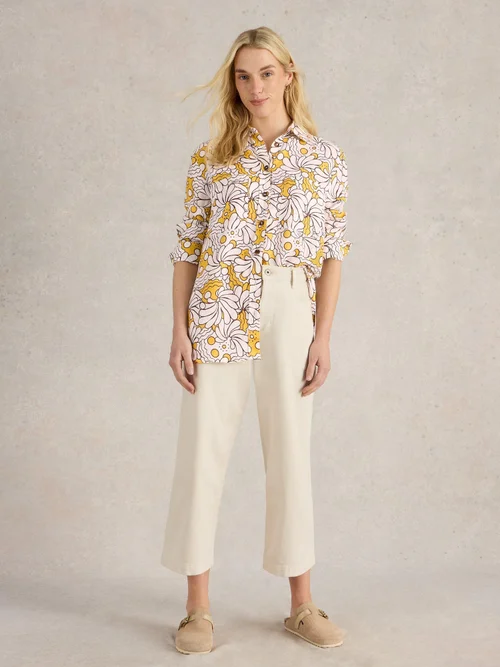 Chemise Lydia en lin - Yellow Pr - 38 Image 2