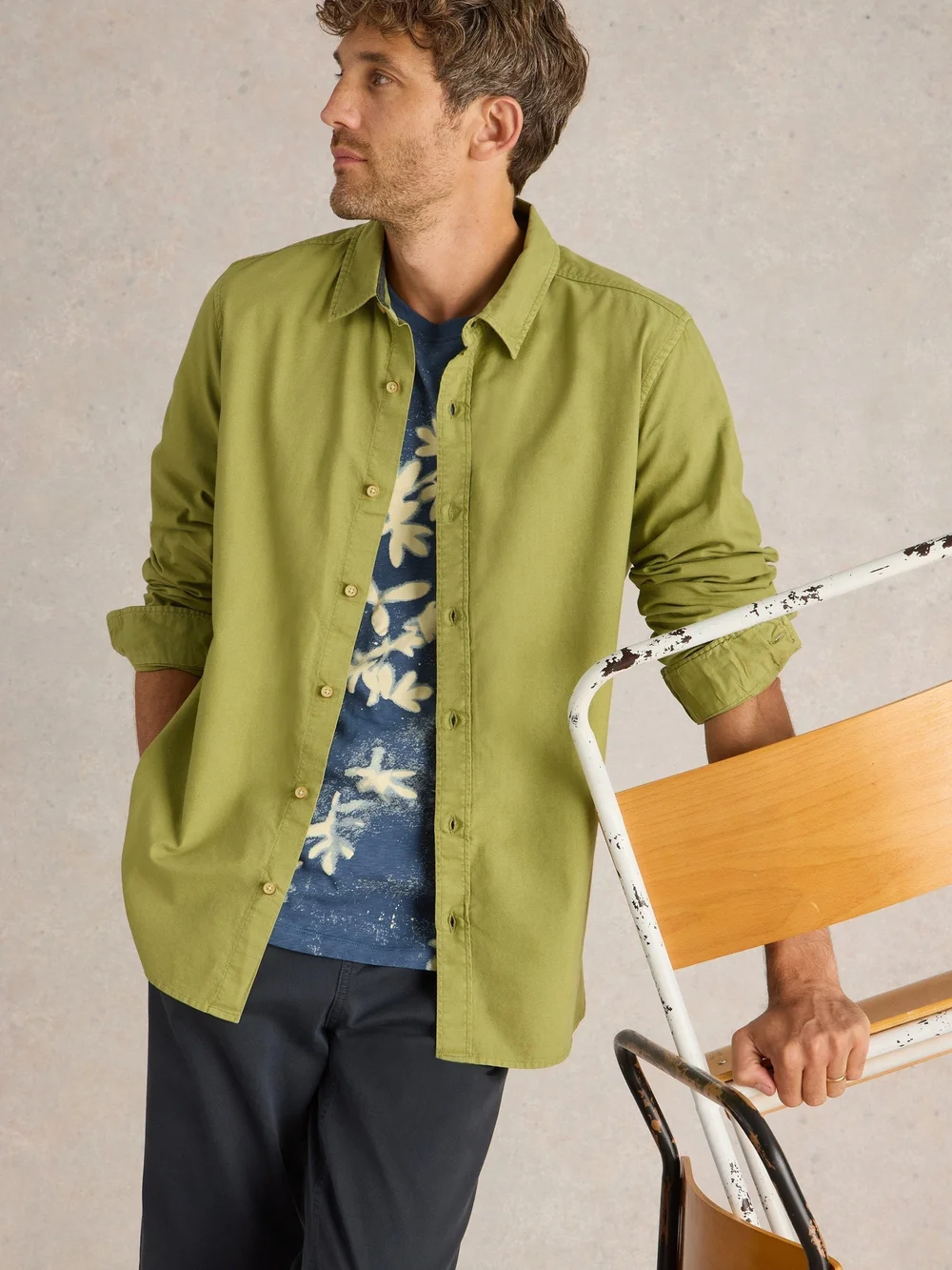Chemise Oxford Bruton - Lgt Green - S Image 1