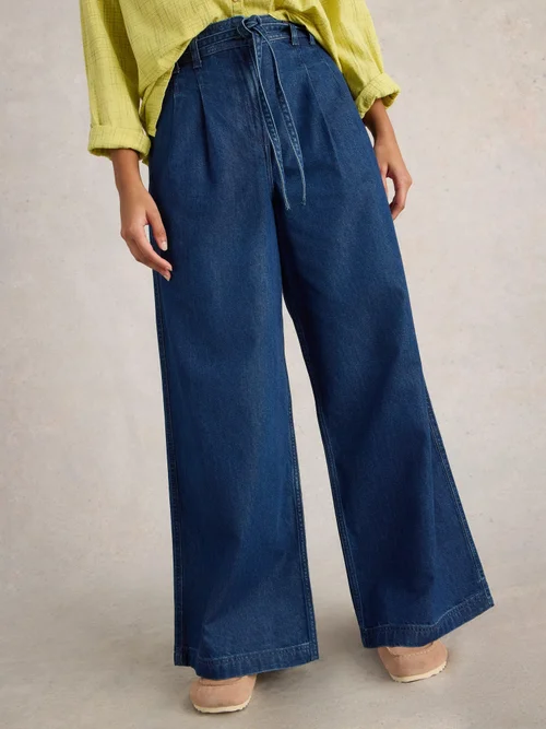 Jeans Sasha mit weitem Bein - Mid Denim - 52/R Image 2