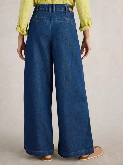 Jeans Sasha mit weitem Bein - Mid Denim - 52/R Image 4