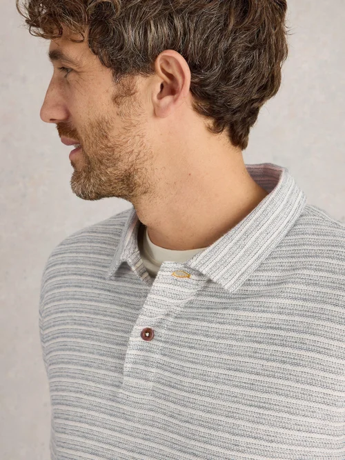 Polo à rayures Taylor - Navy Multi - XL Image 1
