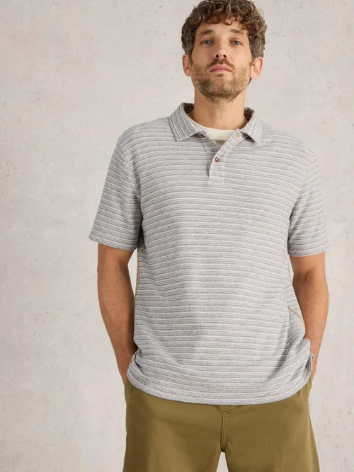 Polo à rayures Taylor - Navy Multi - S Image 3