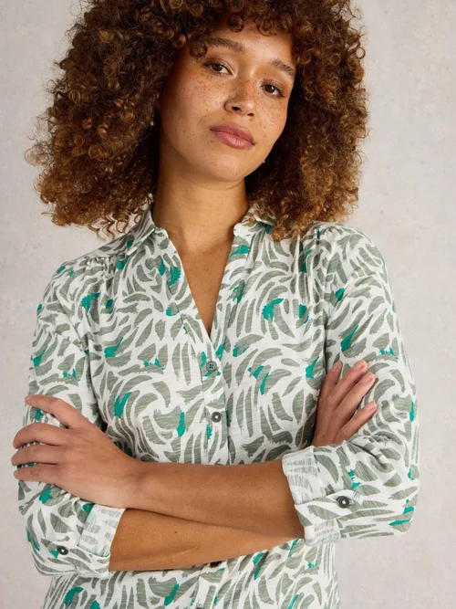 Chemise En Jersey Annie - Green Mlt - 52 Image 3