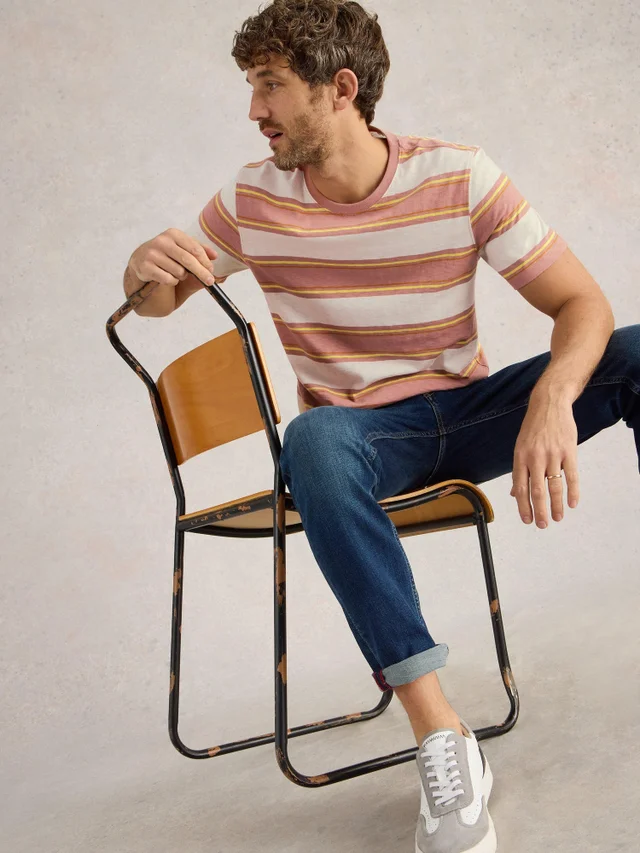 T-shirt à manches courtes rayé Abersoch