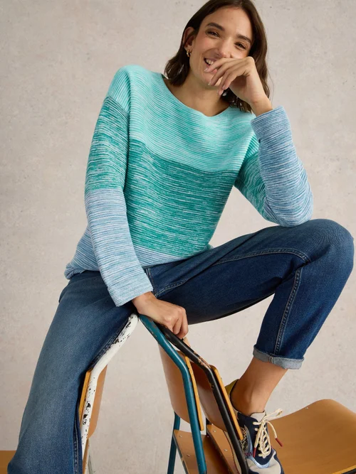 PULL JANA TWIST - Blue Mlt - 52/R Image 1