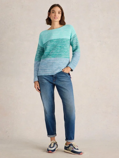 PULL JANA TWIST - Blue Mlt - 44/R Image 2
