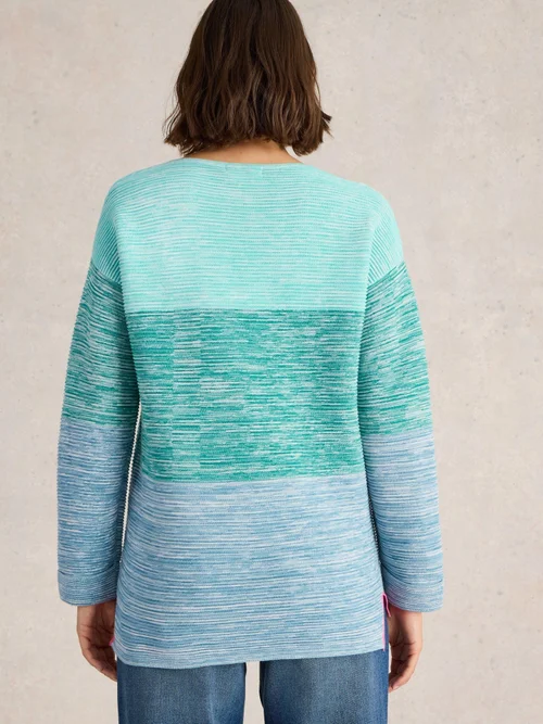 PULL JANA TWIST - Blue Mlt - 44/R Image 3