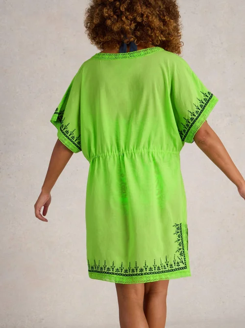 Robe De Plage Bella - Green Mlt - XXXL Image 4