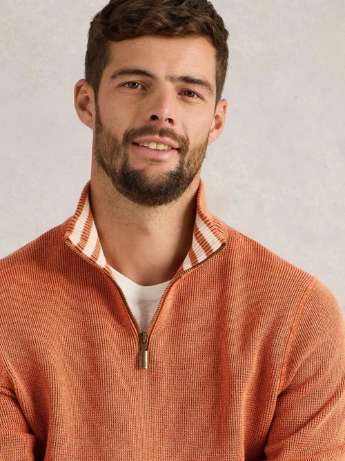 Pull à col cheminée Attadale - Dk Orange - XL Image 3