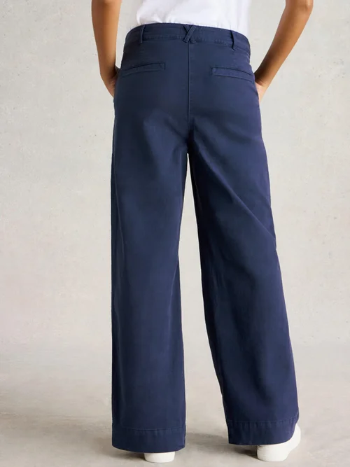 Pantalon large en chino Twister - Dark Navy - 52/R Image 4
