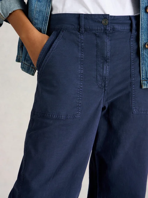 Pantalon large en chino Twister - Dark Navy - 52/R Image 3