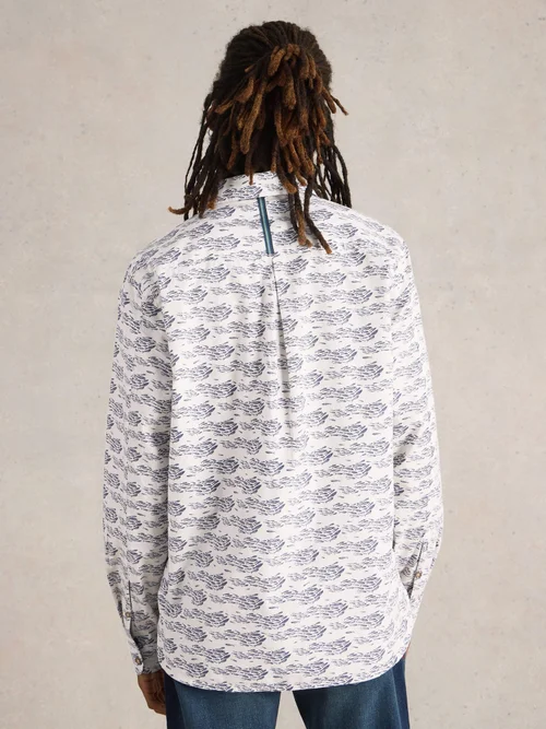 CHEMISE IMPRIMÉE POISSONS DE RÉVUE - White Pr - XXXL Image 4