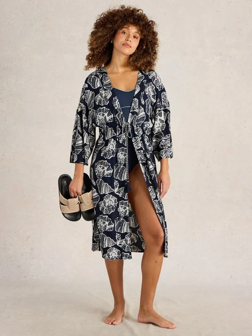 Kimono Sophie - Navy Multi - XS Image 2