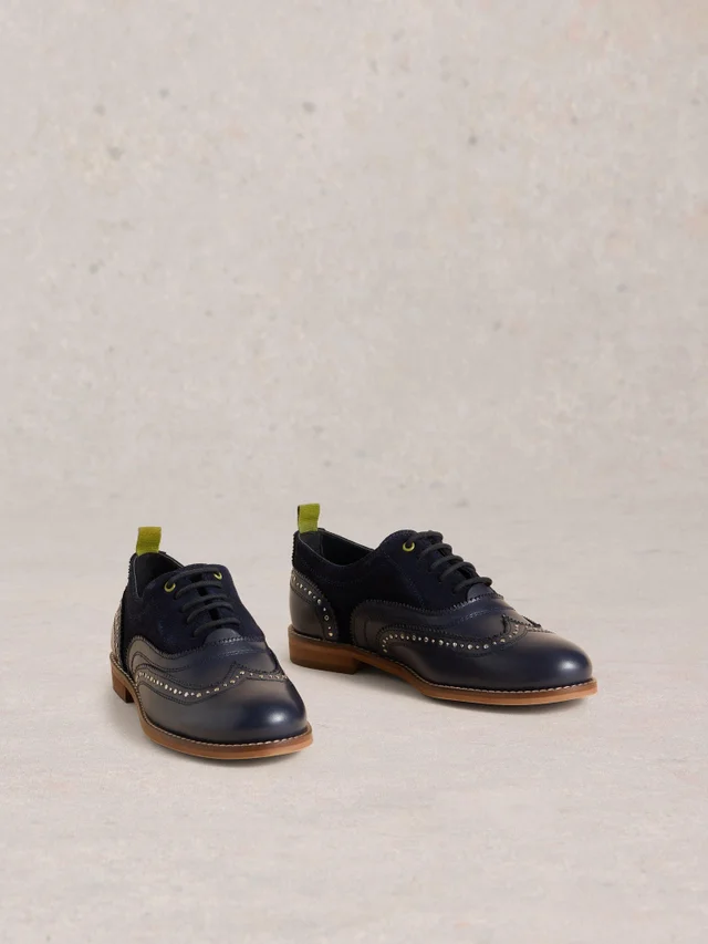 Bottines à lacets cloutées Thistle