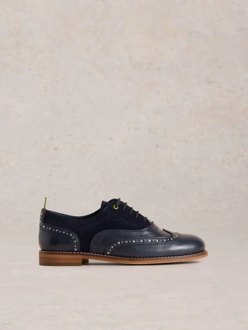 Bottines à lacets cloutées Thistle - Dark Navy - 41 Image 1
