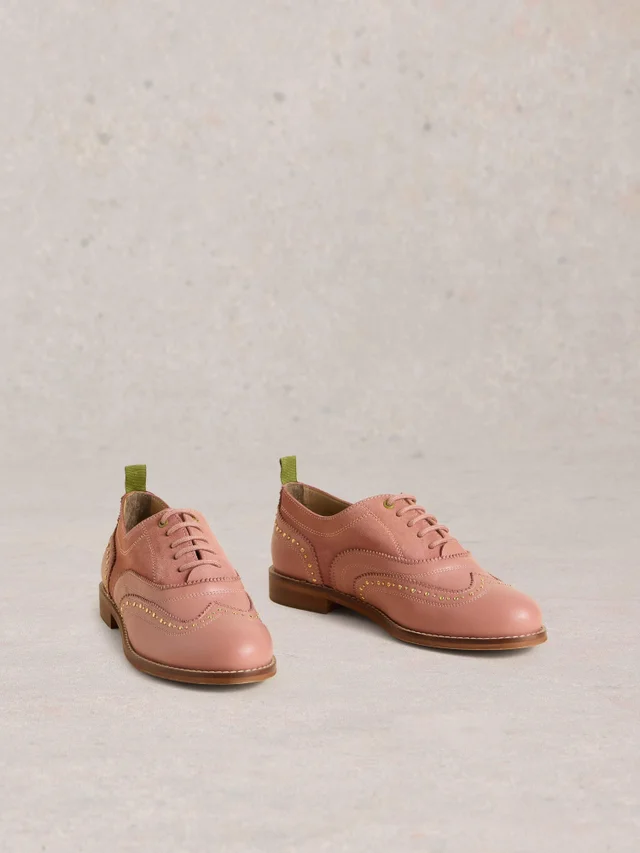 Bottines à lacets cloutées Thistle