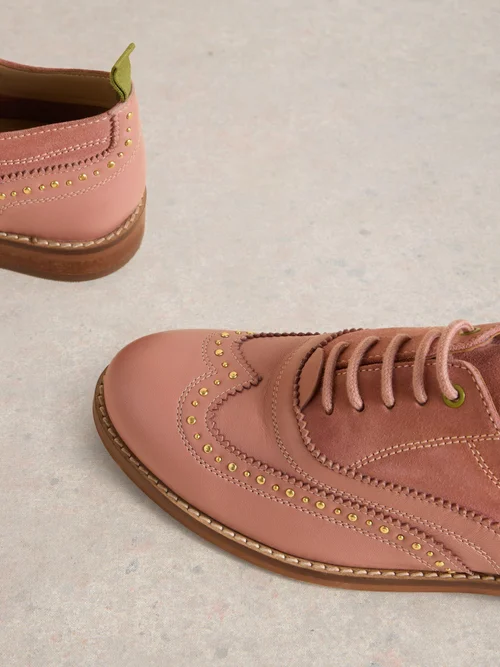 Bottines à lacets cloutées Thistle - Mid Pink - 40 Image 3