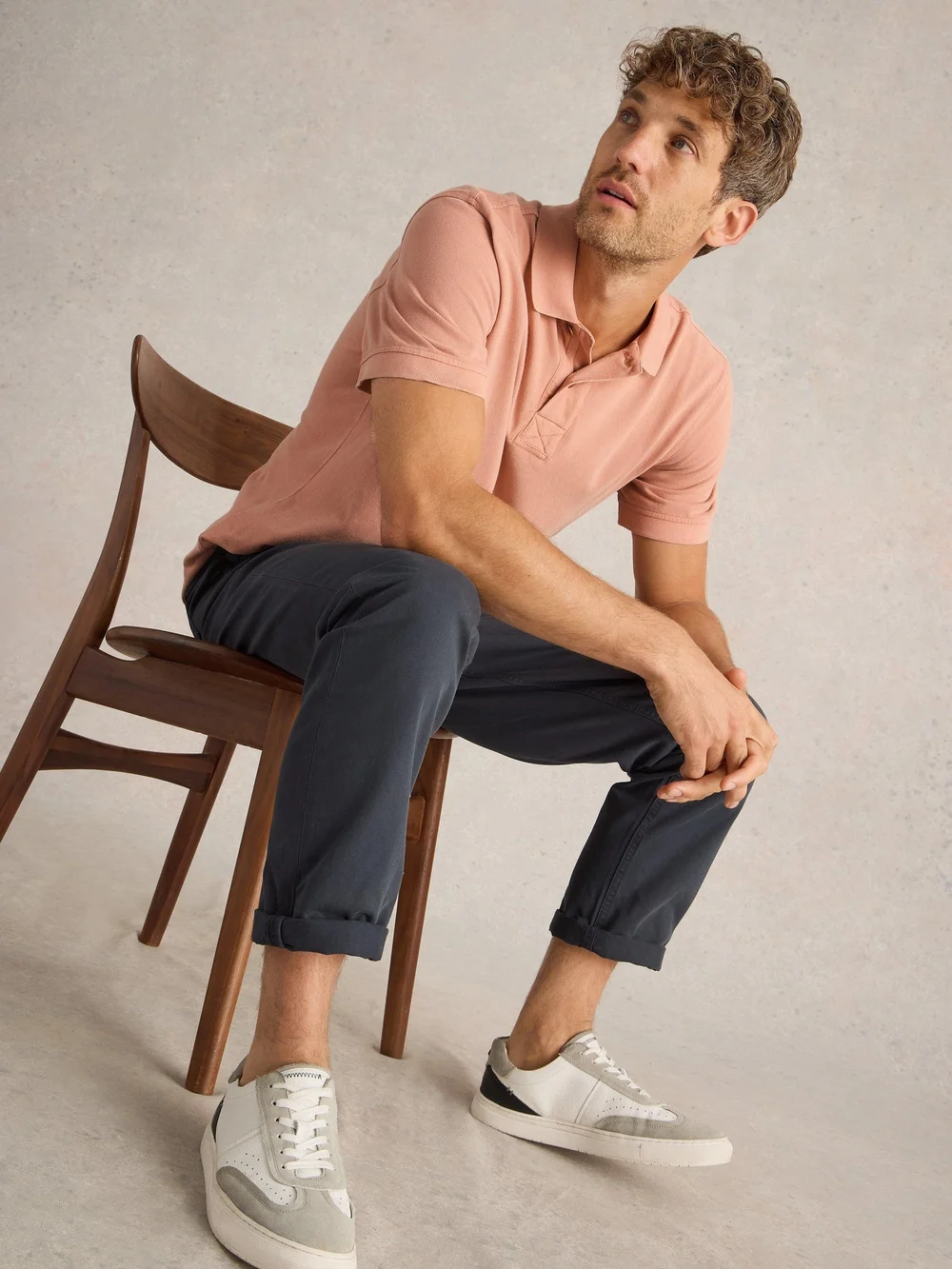 Polo utilitaire - Mid Pink - S Image 1