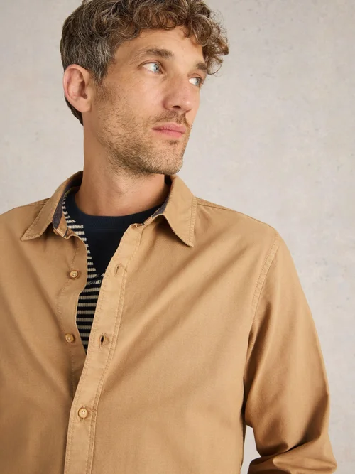 Chemise Oxford Bruton - Light Tan - XXXL Image 3