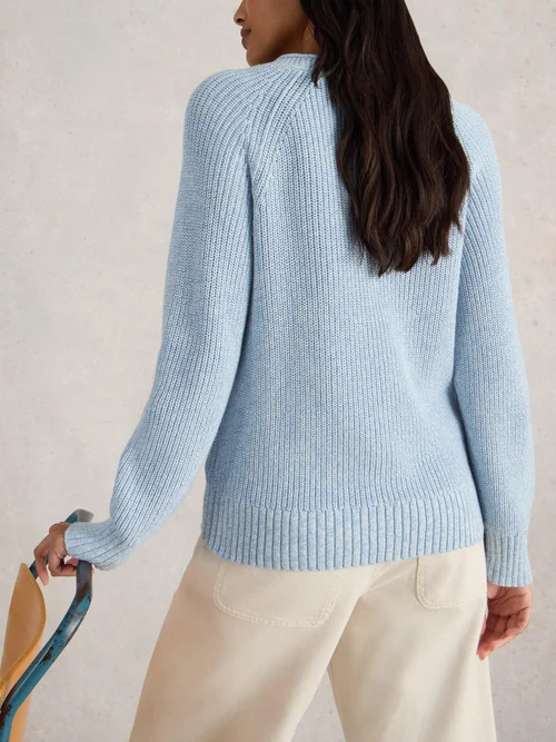 PULL EN COTON BAILEY - Mid Blue - 52 Image 4