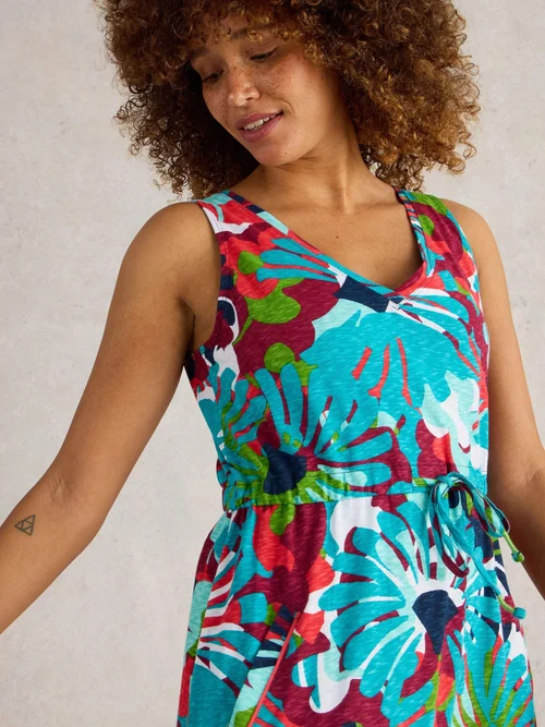 Robe Heidi En Jersey - Navy Multi - XXXL Image 3