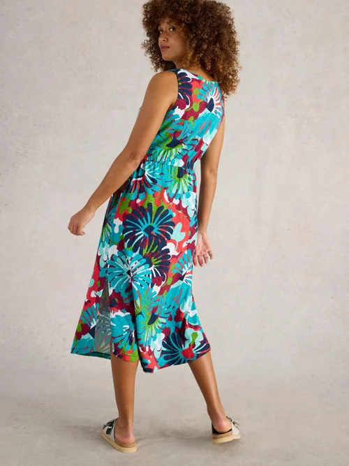 Robe Heidi En Jersey - Navy Multi - XXXL Image 4