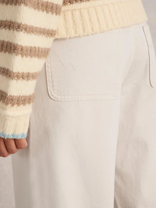 7/8-Jeans Tia mit weitem Bein - Nat White - 52/R Image 3