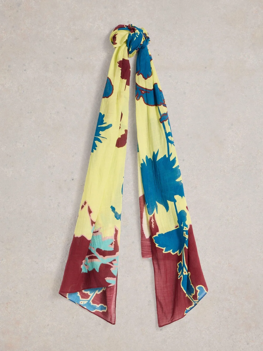 Écharpe à motif floral Image 1