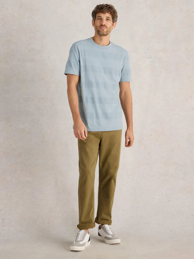 T-shirt à texture Stirling