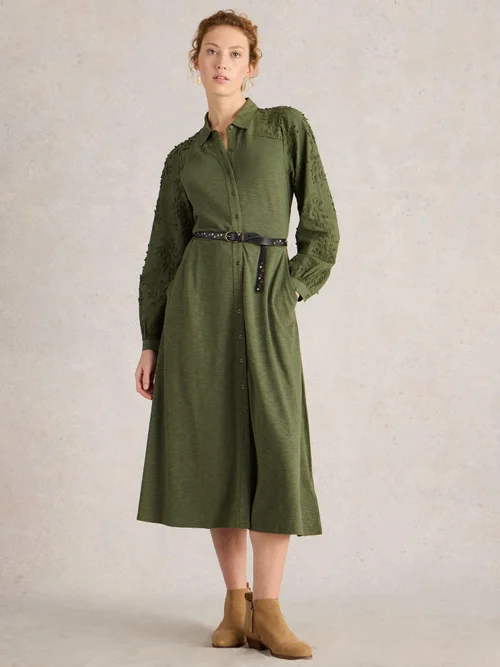 Robe brodée Rua - Dus Green - 44/R Image 2