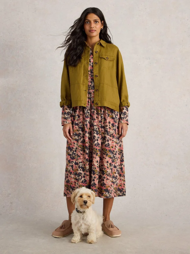 Robe chemise en jersey Lottie