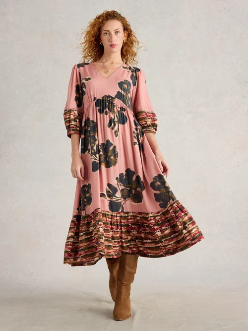 Robe midi Lucy - Pink Pr - 34/R Image 2