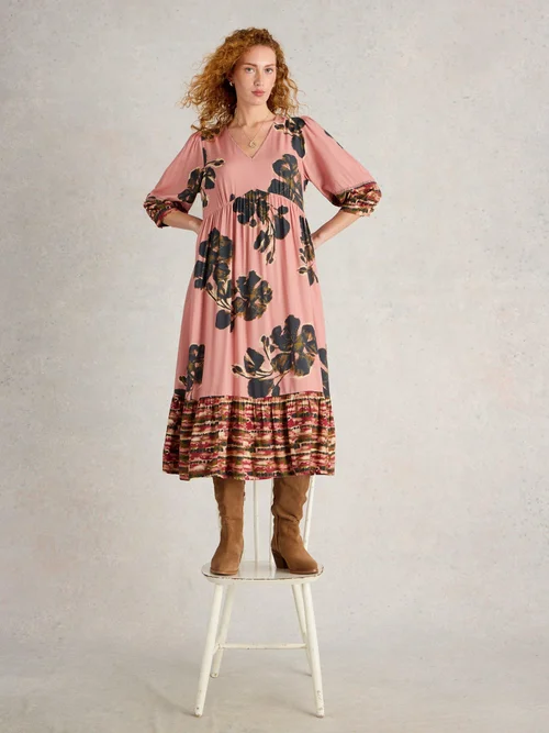 Robe midi Lucy - Pink Pr - 52/R Image 1