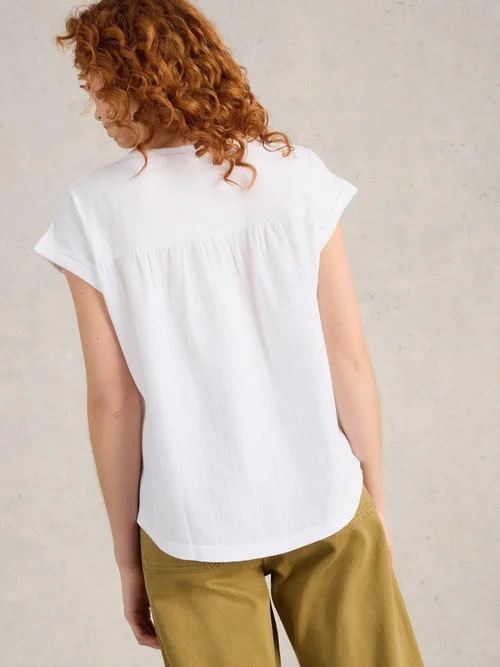 CHEMISE BETHANY - Bril White - 42 Image 4